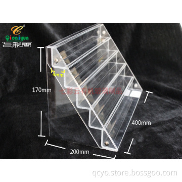 High grade clear acrylic cosmetic display